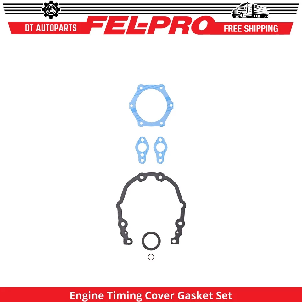Juego de juntas de cubierta de distribución de motor V8 Fel-Pro 1997 1998 para GMC Yukon 1996-2000 5,7 L Foto 1 de 1