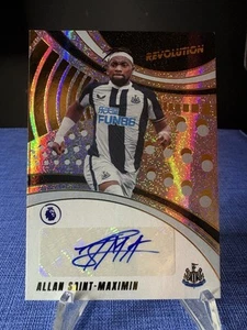 Allan Saint-Maximin Auto Panini Revolution Premier League 2021-22 Newcastle Utd - Picture 1 of 2
