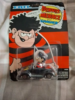 ERTL Vintage 1990 Dennis the Menace Car Collectible Figure MOC Licensed Shriek - Image 1 of 2