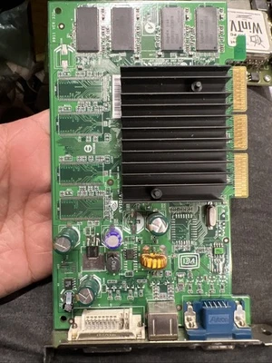 Dell Nvidia CN#0G0001-44571 VGA/DVI/S-Video 128MB AGP Video Graphics Card - Image 1 of 4
