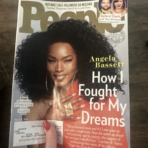 PEOPLE Magazine March 11 2024 ANGELA BASSETT How I Fought For MY Dreams TAYLOR - Picture 1 of 1