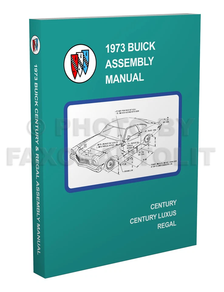 1973 Buick Century and Regal Factory Assembly Manual Luxus Eploded Views - Image 1 of 4