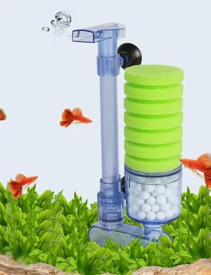 AQUARIUM BIO SPONGE FILTER FOR UP TO 20 GAL TANKS.  **SUPER SALE** XY-2881 - Image 1 of 2