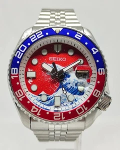 SPLENDIDO OROLOGIO DA UOMO AUTOMATICO QUADRANTE GODZILLA SEIKO DIVER 7002-7000 MOD  - Foto 1 di 10