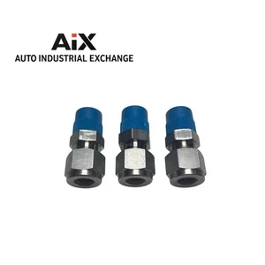 Lotto 3 raccordi Swagelok SS-600-1-4 3/8” tubo x 1/4” maschio NPT acciaio inox - Foto 1 di 1