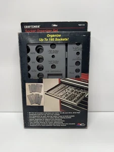 Craftsman Socket Organizer Set 65172 6 Tray 195 Sockets 36 Riser Pins USA NIB - Picture 1 of 3