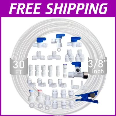NSF Certified 30-Piece Push-to-Connect Fittings for RO Water Filters & Tubing - Image 1 of 4