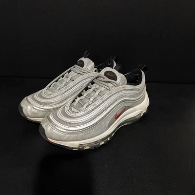 Nike Air Max 97 Silver Bullet Niños Talla 5Y/Mujeres 6.5 Zapato para Correr 918890-001 Foto 1 de 4