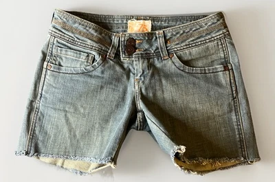 Pantalones Cortos Denim Vintage PEPE JEANS London Para Mujer Talla 30 Victoria Crop Y2K Foto 1 de 4