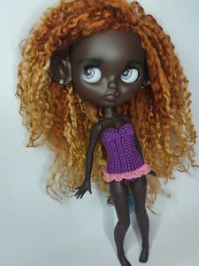 MUÑECA BLYTHE CUSTOM AFRO HANDMADE SANDYDOLLS TAKARA TBL FAKE DOLL HECHO A MANO - Imagen 1 de 9