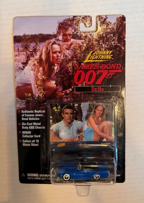 Johnny Lightning NEW JAMES BOND 007 DR. NO  1962 SUNBEAM ALPINE BLUE  1:64 1998 - Image 1 of 3