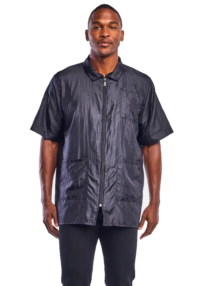 Betty Dain Nylon Barber Jacket 894-BLK | Black