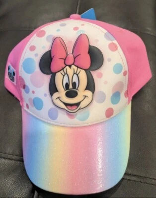 NUEVO Disney Minnie Mouse Niño Pequeño 3D Gorra Sombrero Foto 1 de 3