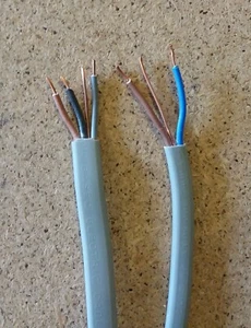 Twin and Earth 2 core and 3 Core and Earth Cable for Home Lighting 6242y 6243y - Picture 1 of 11
