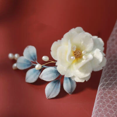 Horquilla Original Patrimonio Inmaterial Terciopelo Flor Estilo Antiguo Hanfu Peonía Nueva Foto 1 de 4