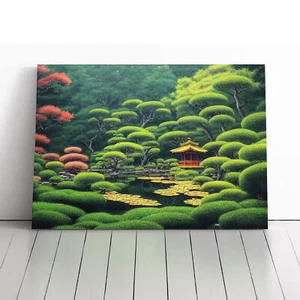 Japanese Garden Vol.3 Canvas Wall Art Print Framed Picture Decor Living Room - Picture 1 of 5