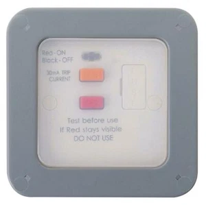 13A FUSED CONNECTION UNIT WITH RCD IP66 - WP55RCD-01 - Picture 1 of 1
