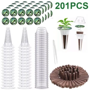 201Pcs Seed Pod Kit for Hydroponics Growth Sponges Plant Seed Pods Kit New - Picture 1 of 12