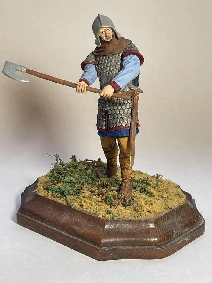 Verlinden 120mm Figuras Midevil Hacha Guerrero Figura Completa Modelo Foto 1 de 4