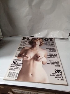 Playboy August 2004 - Eva Herzigova cover, Sexiest Bartenders, Pilar Lastra - Picture 1 of 6