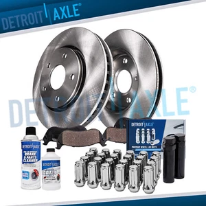 REAR Brake Rotors Pads 24pc Lug Nuts w/keys for Malibu LaCrosse Regal XTS Allure - Bild 1 von 8