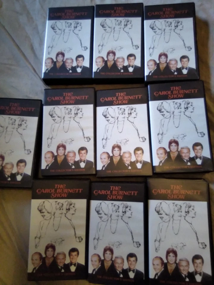 THE CAROL BURNETT SHOW RARE COLLECTOR'S EDITION 10 VHS  Foto 1 de 4