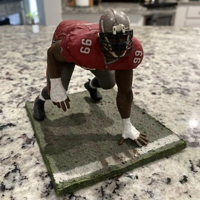 Buccaneers WARREN SAPP McFarlane NFL Legends SB CHAMP Sucio 2001 Suelto Foto 1 de 4