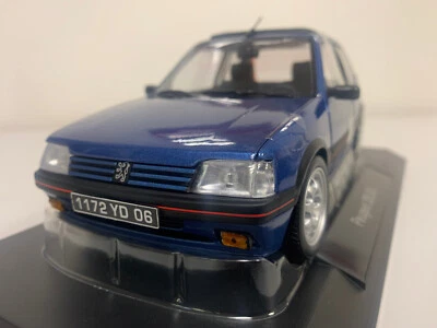Norev Peugeot 205 GTI 1.9L 1992 Bleue Miami 1/18 184844 1123 21 32 - Photo 1/4