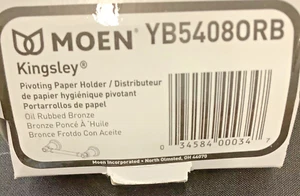 Moen Kingsley Pivoting Paper Holder Rubbed Bronze YB5408ORB - Picture 1 of 1