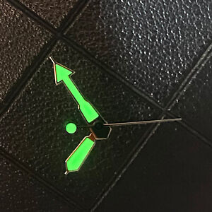 do mechanizmu NH35 / NH36 / 4R / 7S 12,5 MM zielony świetlisty zegarek ręczny wielokolorowy