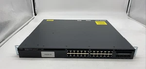 Cisco Catalyst 3650 WS-C3650-24TD-S V04 IP Switch 24-Port GbE 2x 10G - Picture 1 of 10