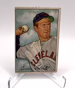 Bowman #124 Birdie Tebbetts 1952 buen estado Cleveland Indians - Imagen 1 de 2