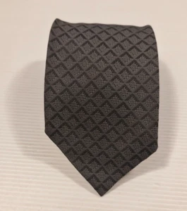 Marque Deposee - Vintage Black Polyester Necktie Business Formal Tie - Imagen 1 de 5