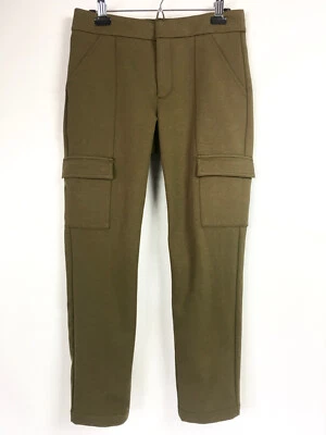 Pantalón ajustado Anthropologie 8 Essential verde oliva cargo tobillo corto Foto 1 de 4
