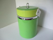 Georges Briard Signed Mid Century / Mcm Ice Bucket ~ Two-tone lime