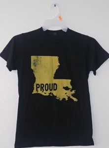 T-shirt nera Louisiana Proud (piccola) - Foto 1 di 3
