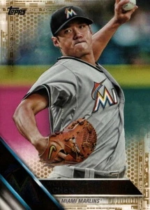 2016 Topps Gold #379 - Wei-Yin Chen 0619/2016 - Miami Marlins 16-578 - Picture 1 of 2