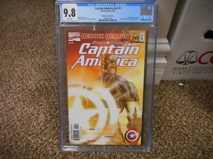 Captain America 1 cgc 9.8 Sunburst variant cover V3 Marvel 1998 Kang 468 WHITE p - Picture 1 of 5