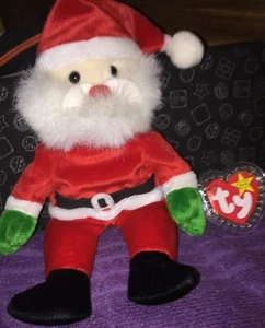 Ty Beanie Baby Santa With Tag Protector - Retired Rare Christmas 1998 - Picture 1 of 5