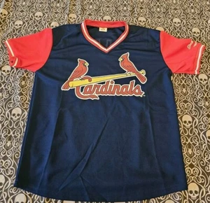 VTG St Louis Cardinals MLB YADI Jersey Short Sleeve Majestic Size Youth XL - Picture 1 of 8