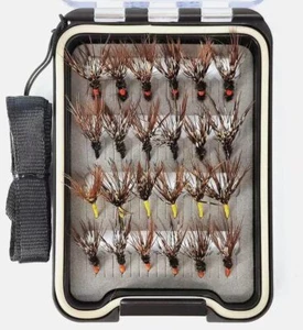 24PCS Fly Fishing Flies Fly Fishing Lures Tenkara Flies Waterproof Fly Box Si... - Picture 1 of 6
