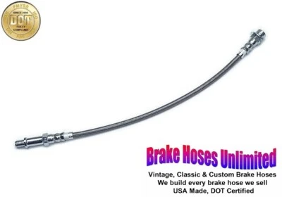 MANGUERA FRENO TRASERO INOXIDABLE Chevrolet Impala 1964, 4" más larga, suspensión neumática Foto 1 de 2