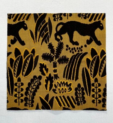 Tapestry Fabric Square Jungle Animal Big Cat Sampler - Image 1 of 4