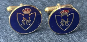 Gemelos vintage - logotipo de corona NSC - Imagen 1 de 1