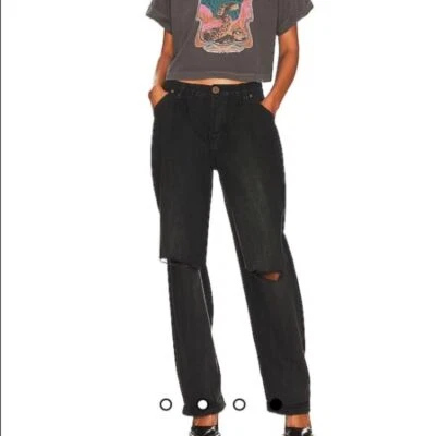 One Teaspoon Smiths Trouser Jeans Faded Black 29 - Image 1 of 4