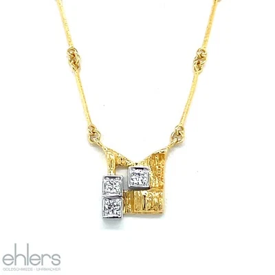 Collier LAPPONIA 750er Gold 18kt Brillanten Björn Weckström "Diamantstadt" 1634 - Bild 1 von 4