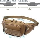 Tactical Gun Pistol Pouch Waist Pack Bag Fanny Pack Concealed Carry Gun Holster
