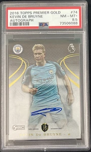 2016 KEVIN DE BRUYNE TOPPS GOLD PREMIER LEAGUE ROOKIE RC Auto SSP Super RARE - Picture 1 of 2