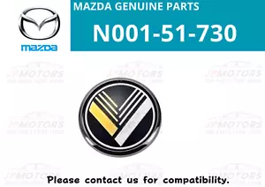 MAZDA Genuine Miata Front Emblem Badge N001-51-730 New OEM - Picture 1 of 10