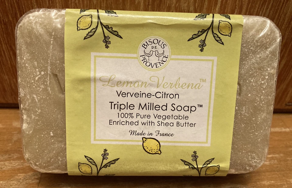 Trader Joe's Bisous de Provence Lemon Verbena Triple Milled Soap Bar 200 Gram - Image 1 of 1